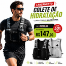 Colete de Hidratação Mais Run™ | Corrida, Trail e Maratona