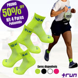 Kit 4 Pares Meias Poliamida KM Mais Run [PROMOÇÃO]